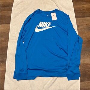 Nike Bright Blue Crew Neck Shirt